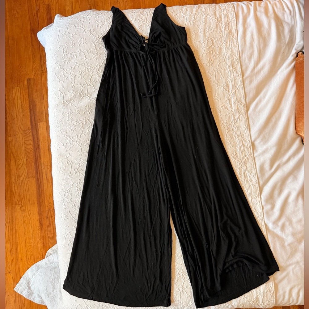 Free People Kirsten One Piece in Black - Picture 3 of 8